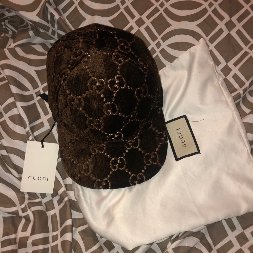 Authentic Gucci Velvet Hat
